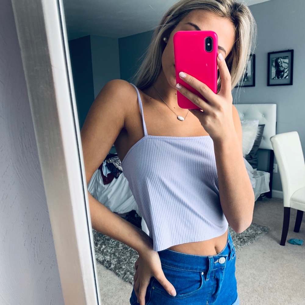 purple lavender tank top